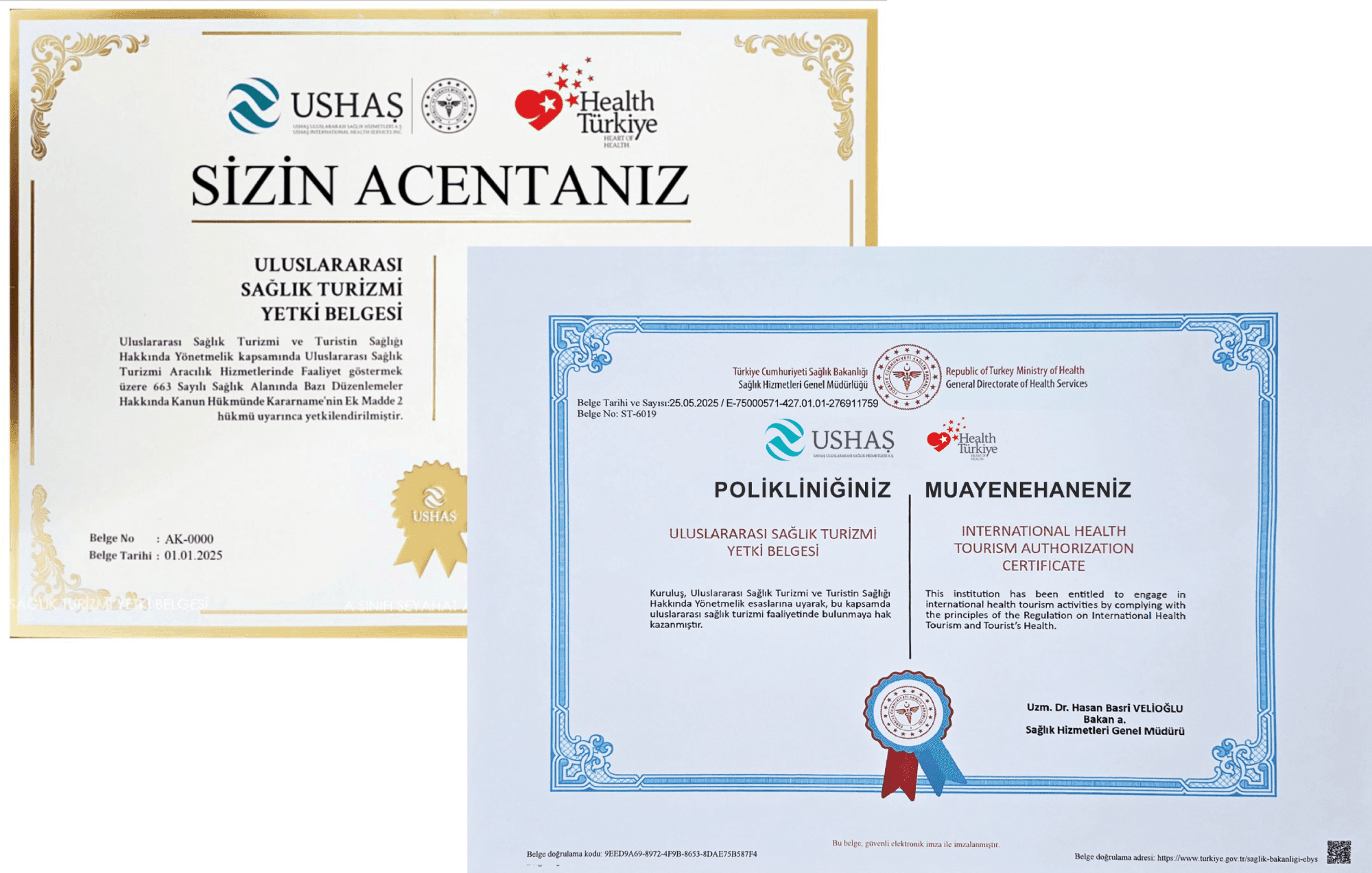 Sağlık Turizmi
Yetki Belgesi